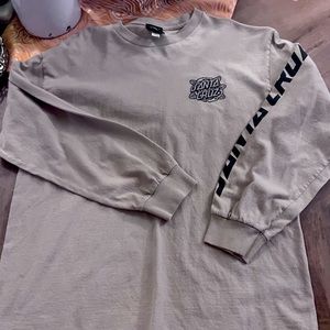 Men's Santa Cruz tan long sleeve